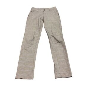 Golf Women Pants Women 34 Plaid Houndstooth Slim Fit Stretch Trousers 1622512
